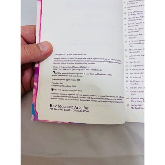 Girlfriends The Best Friends Collection Paperback Book by Blue Mountain Arts - Picture 10 of 11